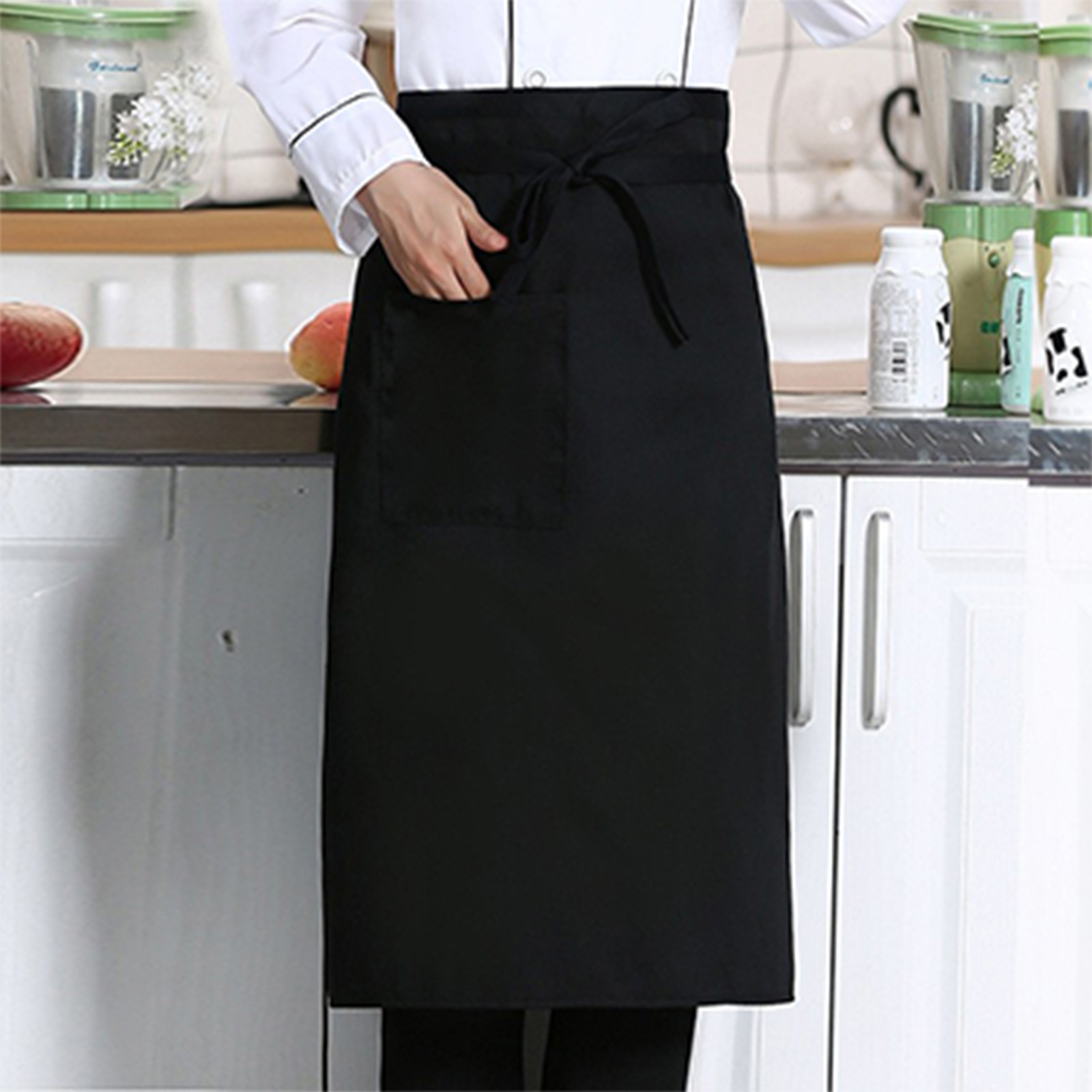 Home Cooking Restaurant - Fartuch kuchenny półdługi unisex fartuch restauracyjny