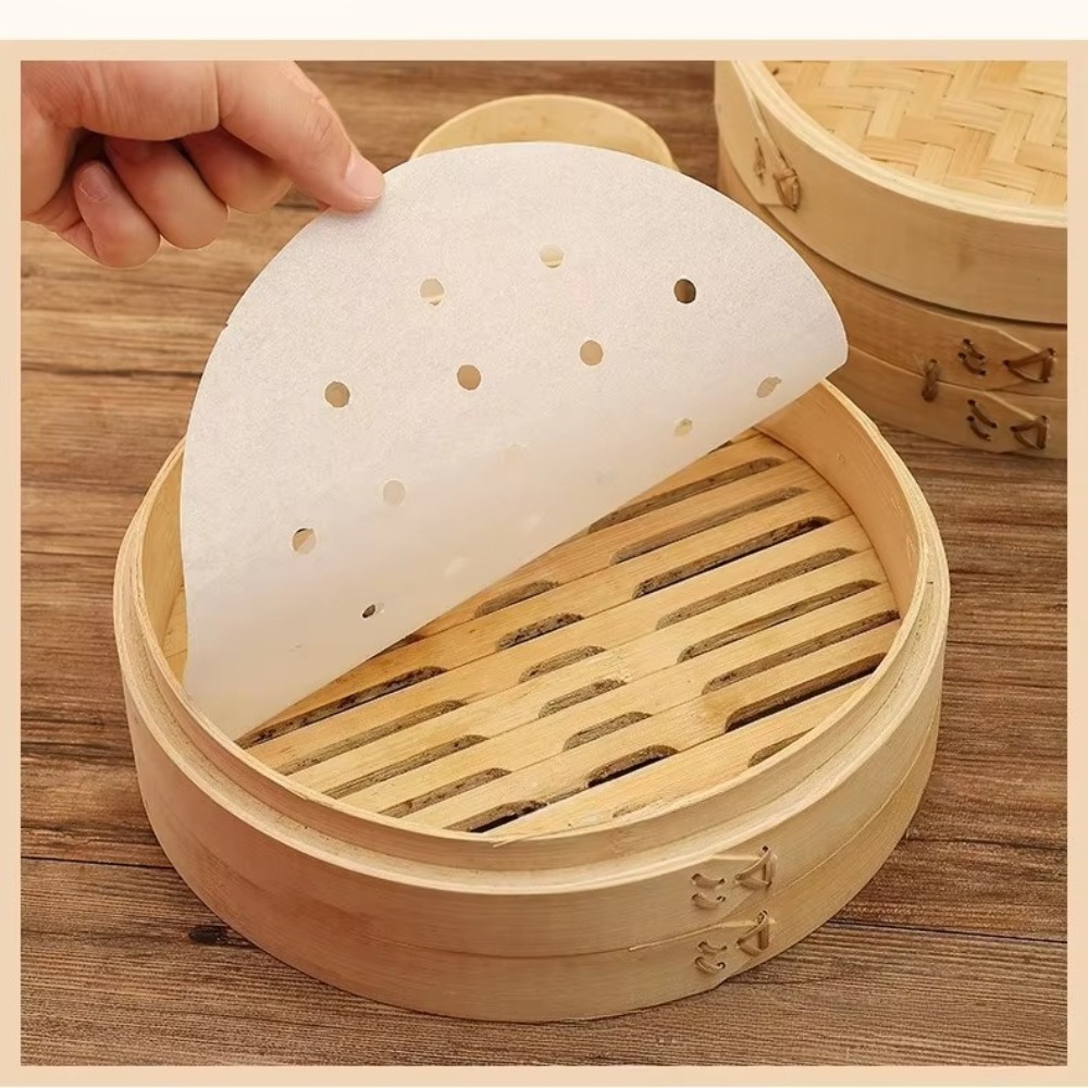 Steamer Bamboo Set - 50 szt. Wytrzymałe papierki do gotowania