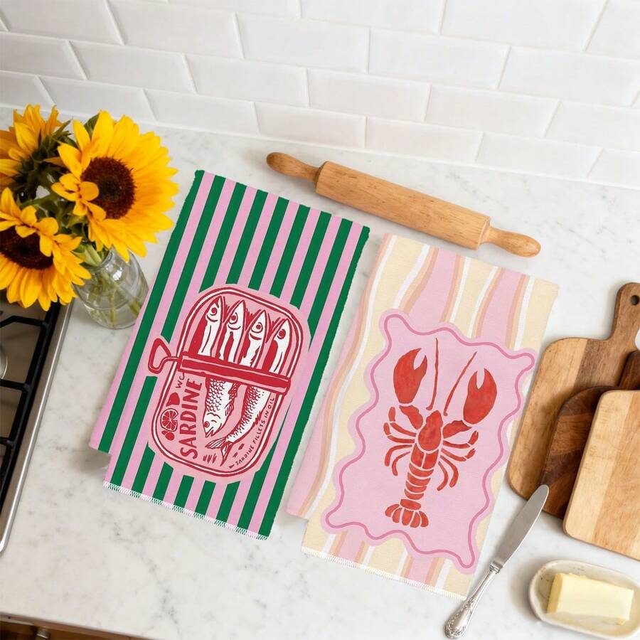 2 sztuki, różowo-zielone pasko – Home Cooking Is The Best recenzja i cena