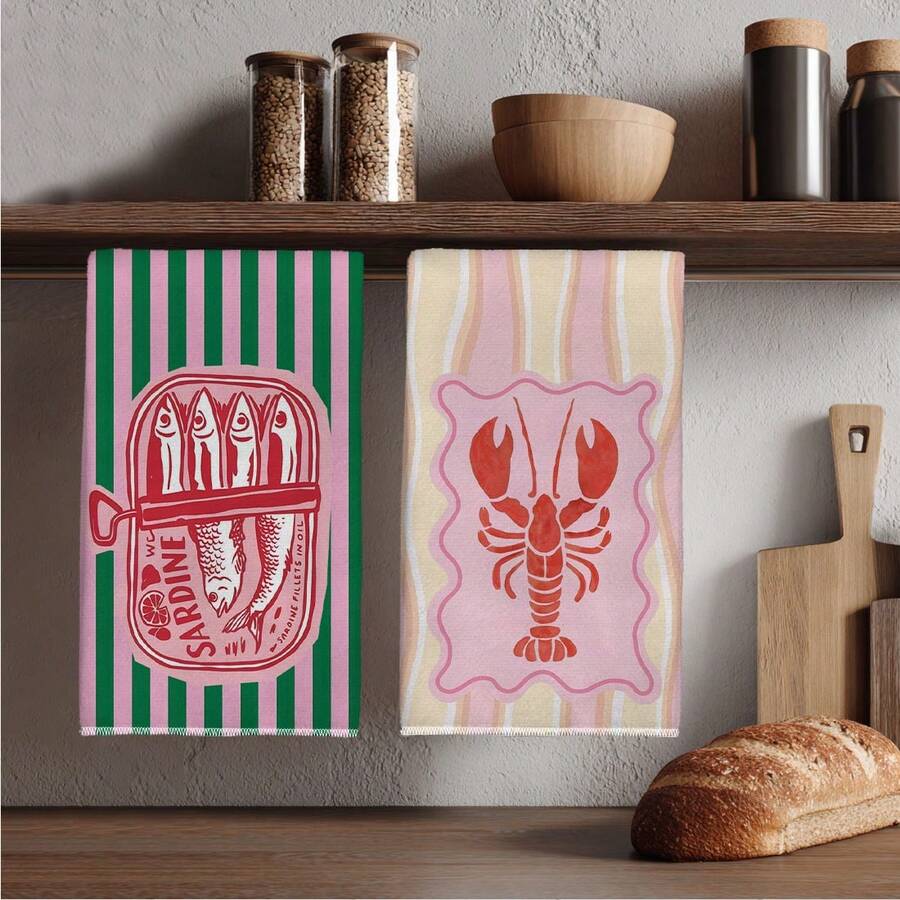 2 sztuki, różowo-zielone pasko – Home Cooking Is The Best recenzja i cena